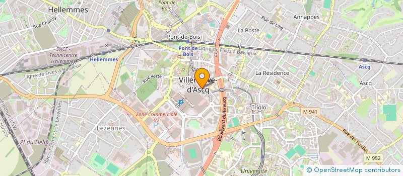 localisation de l'entreprise MONSIEUR MALLORY JUSTIN à VILLENEUVE-D'ASCQ