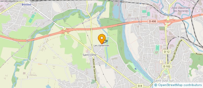 localisation de l'entreprise MONSIEUR MALLORY MARION  SAINT-JUST-SAINT-RAMBERT