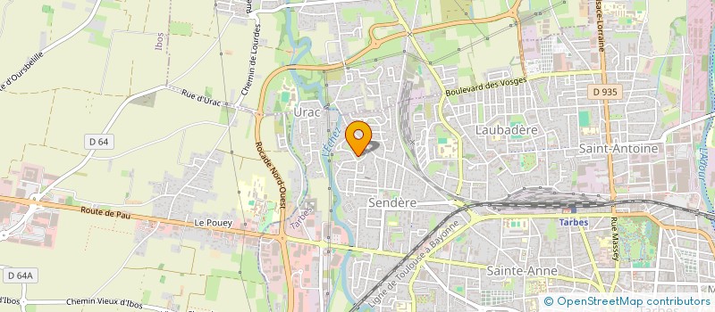 localisation de l'entreprise MONSIEUR MALLORY MARTINET  TARBES