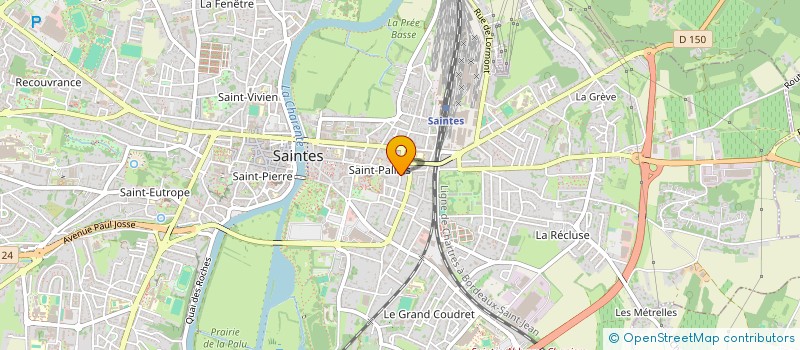 localisation de l'entreprise MONSIEUR MALLORY RICHARD  SAINTES