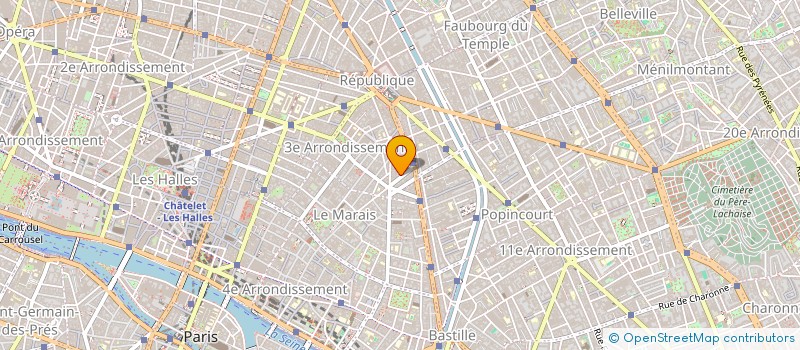 localisation de l'entreprise MONSIEUR MALO BELAMICH  PARIS