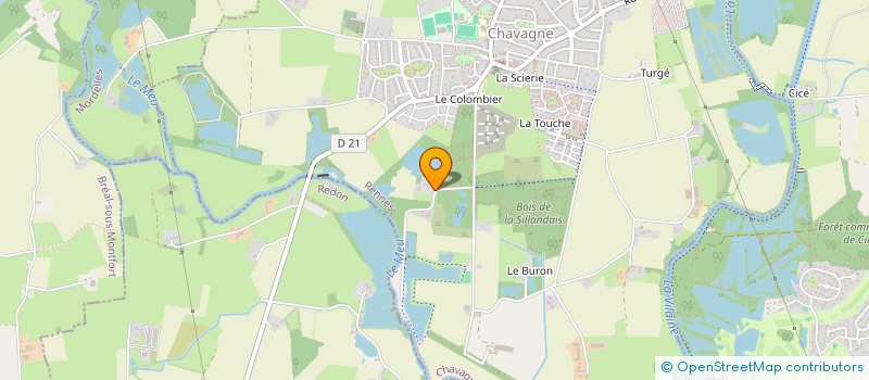 localisation de l'entreprise MONSIEUR MALO BELLEC  CHAVAGNE