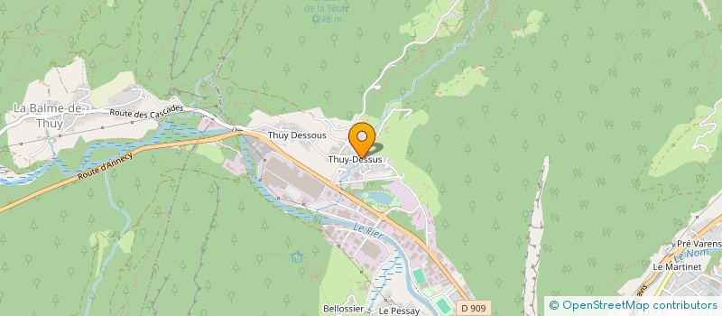 localisation de l'entreprise MONSIEUR MALO BERGER  THONES