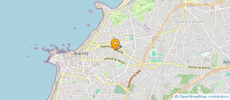 localisation de l'entreprise MONSIEUR MALO BOURDET à BIARRITZ