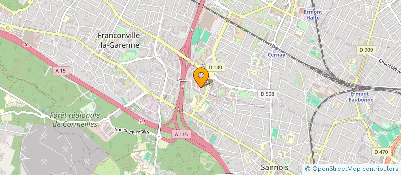 localisation de l'entreprise MONSIEUR MALO BRENEOL  SANNOIS