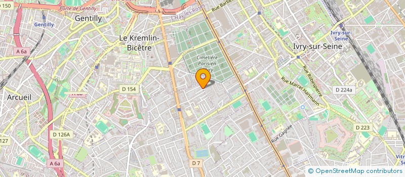 localisation de l'entreprise MONSIEUR MALO BROCHOIRE  VILLEJUIF