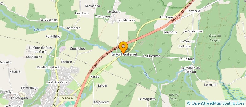 localisation de l'entreprise MONSIEUR MALO CROIX  ELVEN