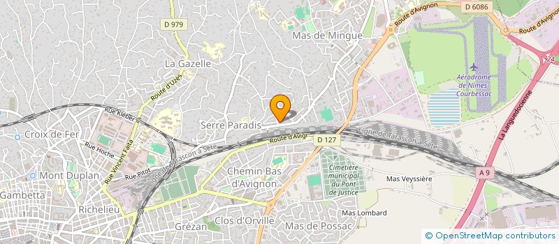 localisation de l'entreprise MONSIEUR MALO DAMIEN-DUROZAT  NIMES