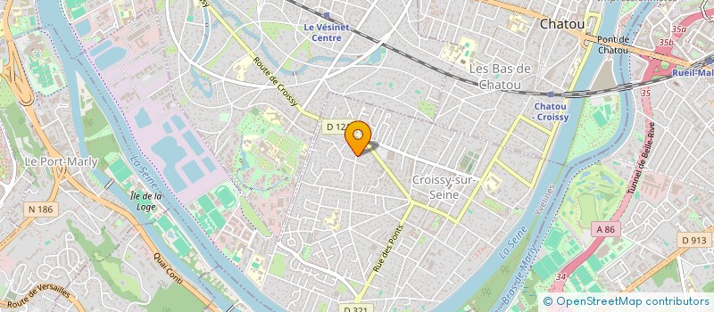 localisation de l'entreprise MONSIEUR MALO DAVIN  CROISSY-SUR-SEINE