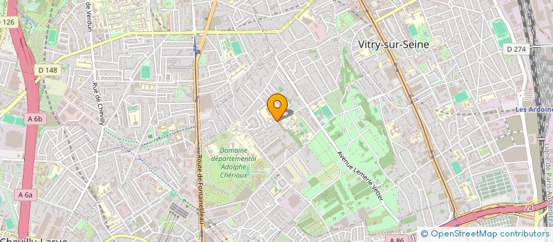 localisation de l'entreprise MONSIEUR MALO DENJEAN à VITRY-SUR-SEINE