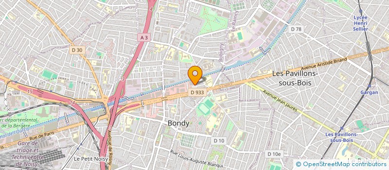 localisation de l'entreprise MONSIEUR MALO DENJEAN  BONDY