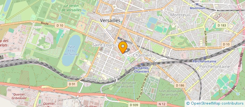 localisation de l'entreprise MONSIEUR MALO DESCHAMPS à VERSAILLES