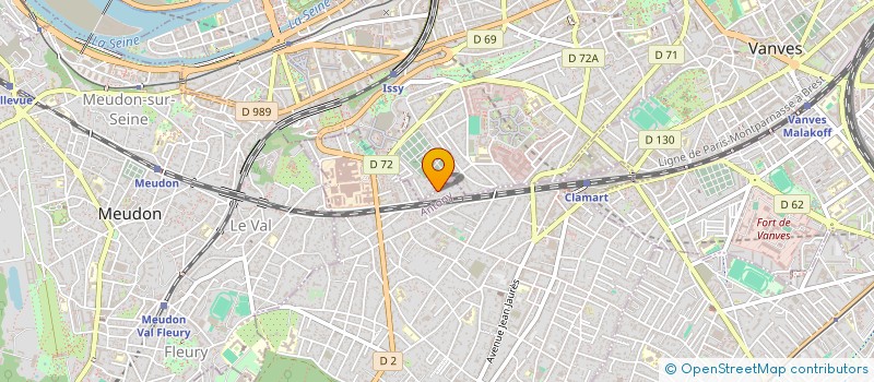 localisation de l'entreprise MONSIEUR MALO EDERN EUDES VANGREVELYNGHE à CLAMART