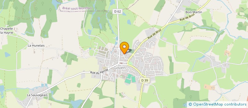 localisation de l'entreprise MONSIEUR MALO GUILLOTEL  GUICHEN