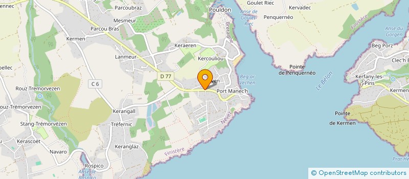 localisation de l'entreprise MONSIEUR MALO GUILLOU  NEVEZ