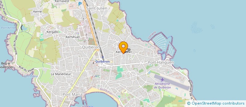 localisation de l'entreprise MONSIEUR MALO GUYONVARCH à QUIBERON