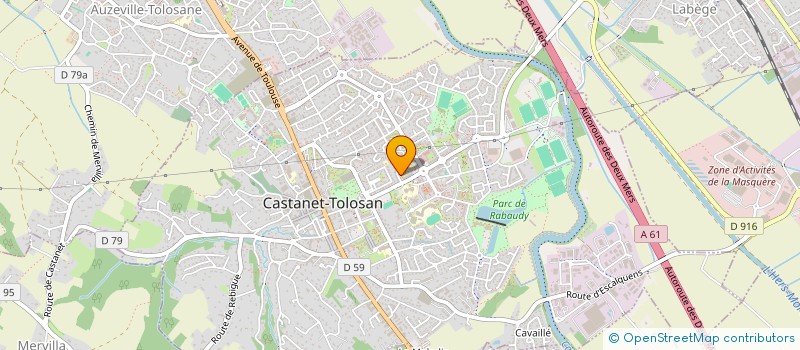 localisation de l'entreprise MONSIEUR MALO HAIRAULT à CASTANET-TOLOSAN