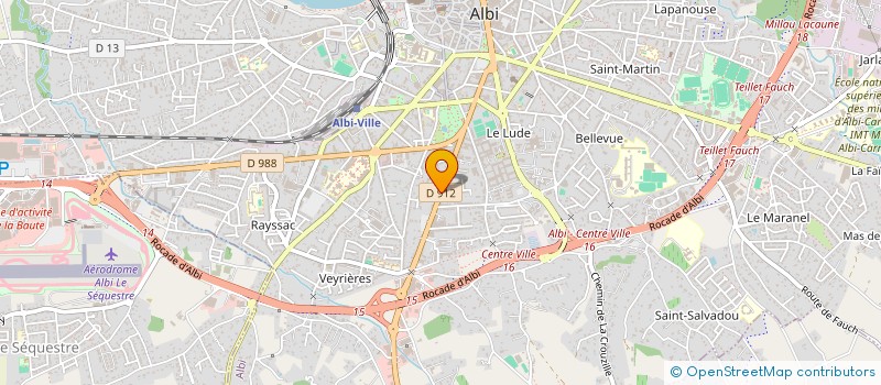 localisation de l'entreprise MONSIEUR MALO JULLIEN à ALBI