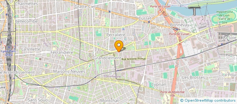 localisation de l'entreprise MONSIEUR MALO KERAVAL  VILLEURBANNE