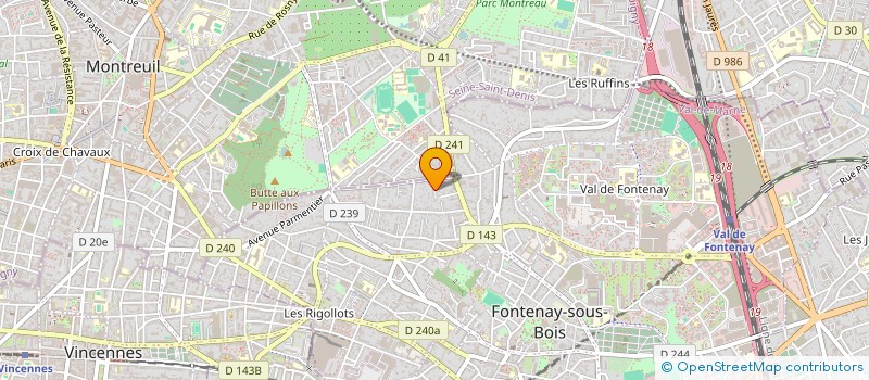 localisation de l'entreprise MONSIEUR MALO KERFRIDEN  FONTENAY-SOUS-BOIS