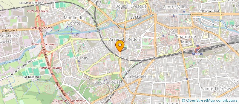 localisation de l'entreprise MONSIEUR MALO LANDEMAINE  RENNES