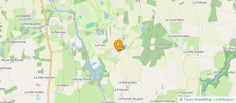 localisation de l'entreprise MONSIEUR MALO LE ROYER  EPINIAC