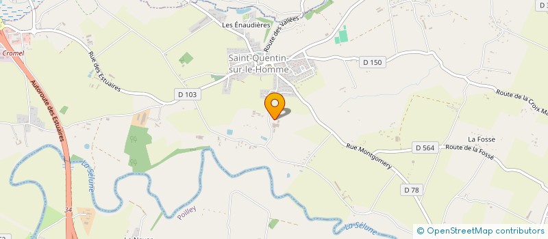 localisation de l'entreprise MONSIEUR MALO LEGRAND  SAINT-QUENTIN-SUR-LE-HOMME