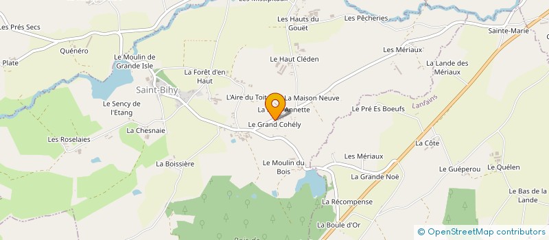 localisation de l'entreprise MONSIEUR MALO LENOUVEL  SAINT-BIHY