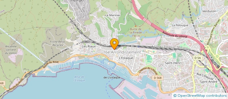 localisation de l'entreprise MONSIEUR MALO MANGIN à MARSEILLE