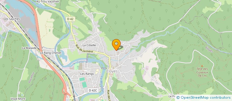 localisation de l'entreprise MONSIEUR MALO MARTIN  ELOYES