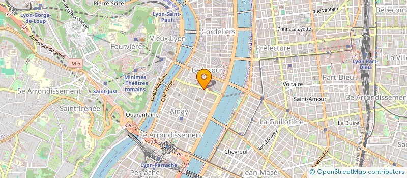 localisation de l'entreprise MONSIEUR MALO MORAND DE JOUFFREY  LYON