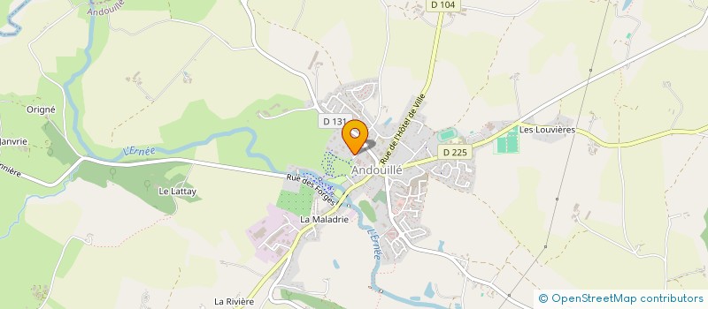 localisation de l'entreprise MONSIEUR MALO MORDRET  ANDOUILLE