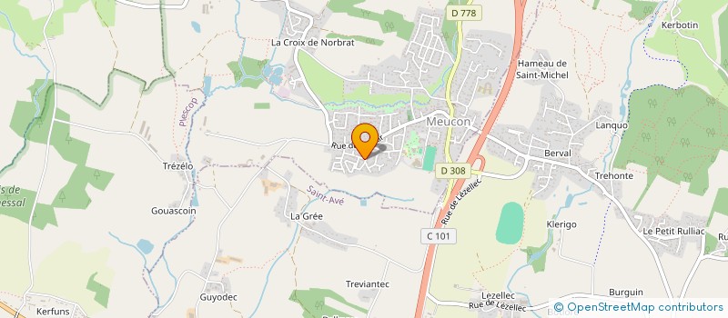 localisation de l'entreprise MONSIEUR MALO ROUSSEL à MEUCON
