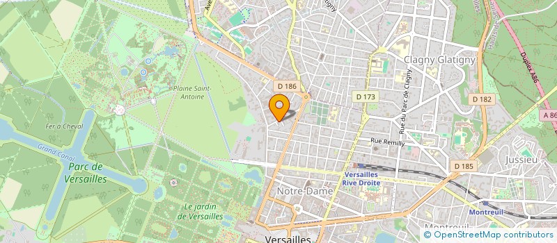 localisation de l'entreprise MONSIEUR MALO SERIZIER à VERSAILLES
