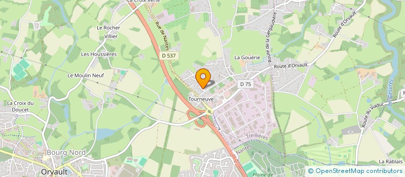 localisation de l'entreprise MONSIEUR MALO SPANJERSBERG  TREILLIERES