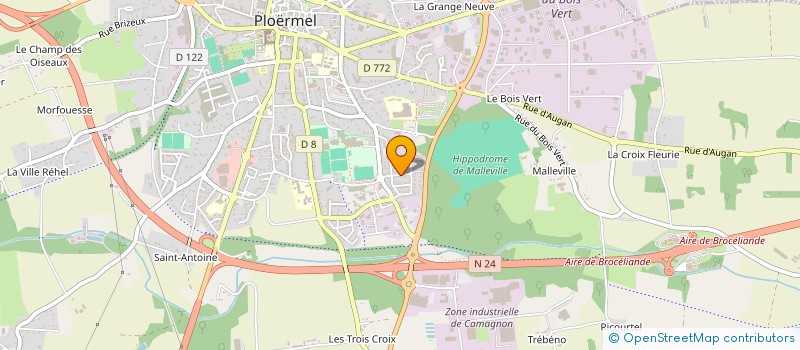 localisation de l'entreprise MONSIEUR MALO STEPHANT  PLOERMEL