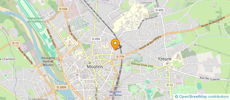 localisation de l'entreprise MONSIEUR MALO VIRLOGEUX  MOULINS