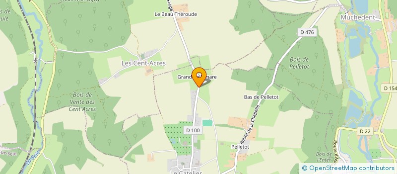 localisation de l'entreprise MONSIEUR MALO VIRMOUX  LE CATELIER