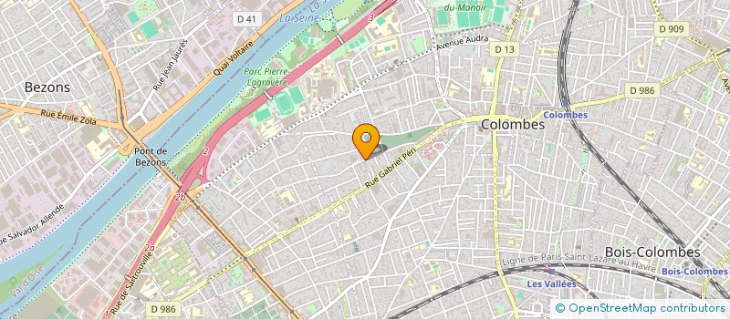 localisation de l'entreprise MONSIEUR MALONE ATJOM  COLOMBES