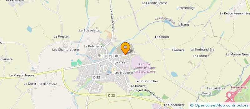 localisation de l'entreprise MONSIEUR MALONE GUILBAUD  MESNARD-LA-BAROTIERE