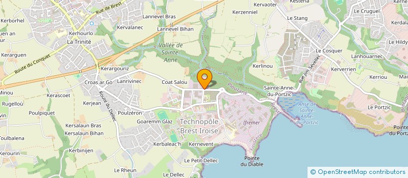 localisation de l'entreprise MONSIEUR MALONE MAUFRAS  PLOUZANE