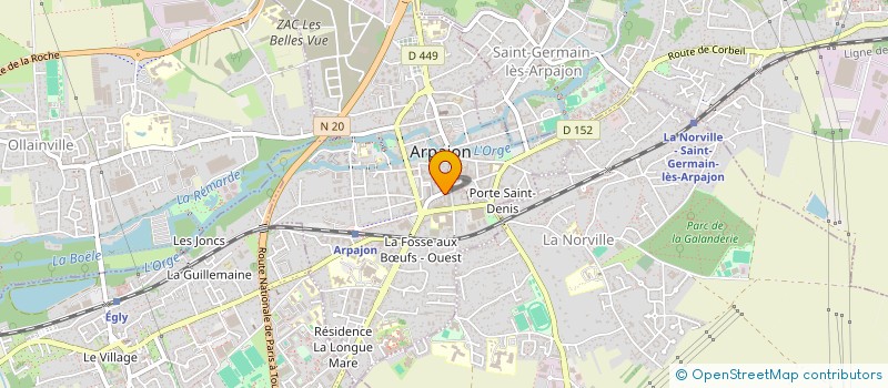 localisation de l'entreprise MONSIEUR MALONE MURAT  ARPAJON