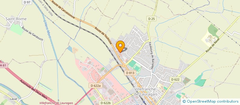 localisation de l'entreprise MONSIEUR MALONE TISSERAND à VILLEFRANCHE-DE-LAURAGAIS