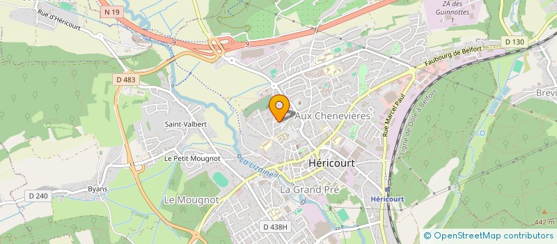 localisation de l'entreprise MONSIEUR MALONE TROMBINI  VILLERS-SUR-SAULNOT