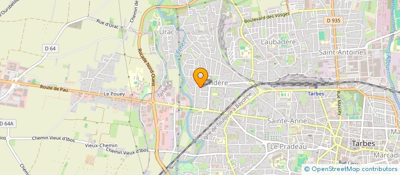 localisation de l'entreprise MONSIEUR MALORY GROH  TARBES