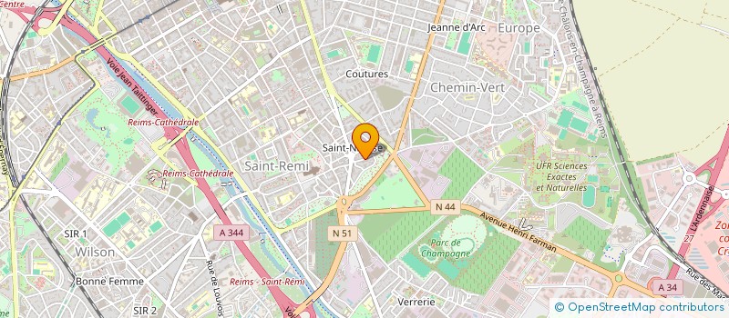 localisation de l'entreprise MONSIEUR MALORY TOUZAIN  REIMS