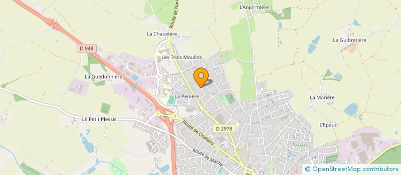 localisation de l'entreprise MONSIEUR MALVIN GUIGNARD  AIZENAY