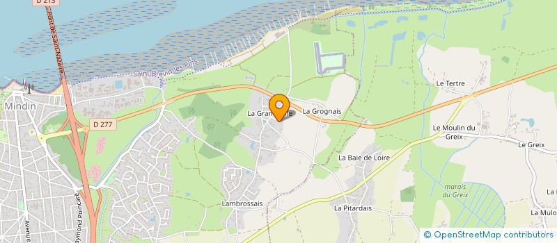 localisation de l'entreprise MONSIEUR MALVIN GUITTENY à SAINT-BREVIN-LES-PINS