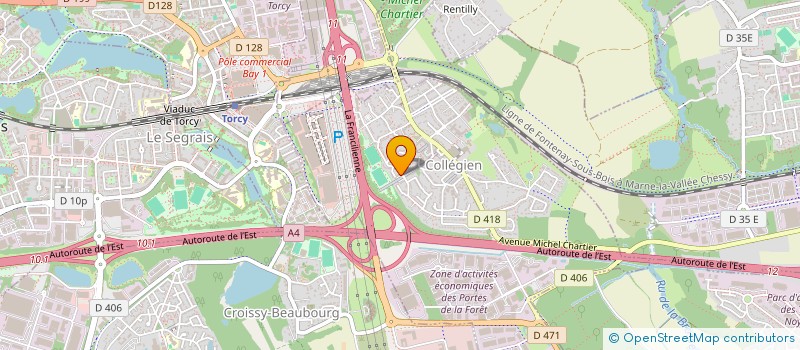 localisation de l'entreprise MONSIEUR MALVINE BALGA  COLLEGIEN