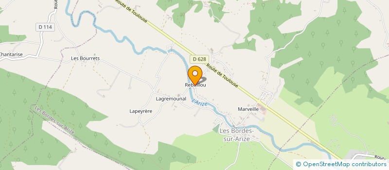 localisation de l'entreprise MONSIEUR MALVRICK NICOLAS à LES BORDES-SUR-ARIZE